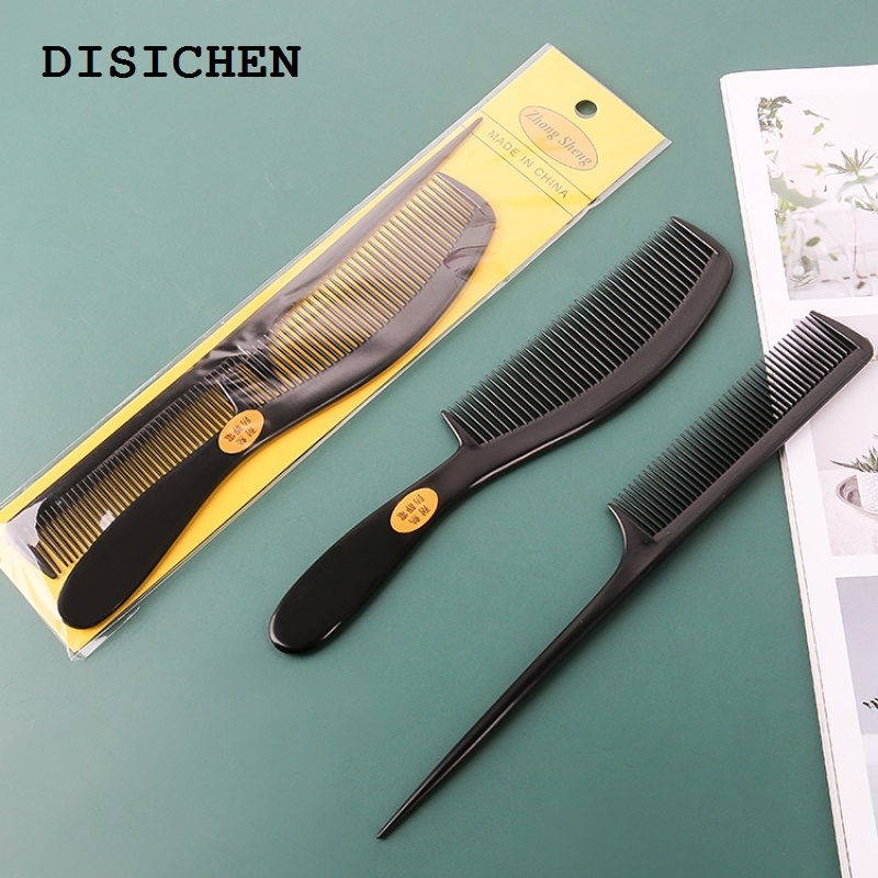 DISICHEN Affordable 1/4pcs/set Portable Hairdressing Salon Comb Fine Dressing Combs Hair Stylists Styling Combs Reduce Scalp Barber Accessorie Black