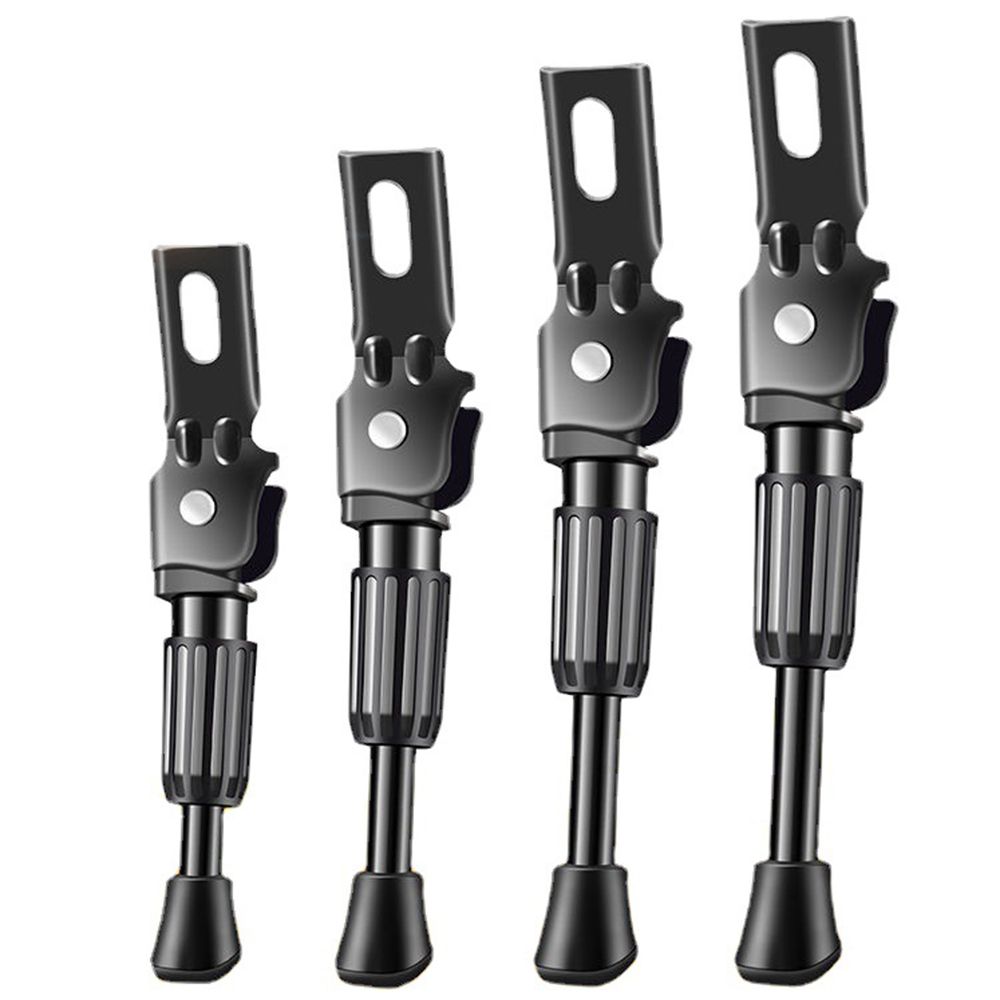 Black Non-Slip Side Kickstand Foot Road Bike Bicycle Kickstand Bike Kickstand 12 14 16 18 20 22 24 inches Folding