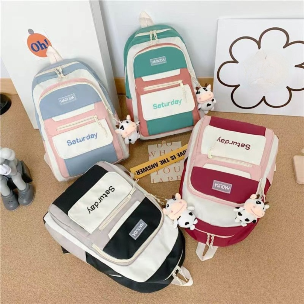Fashion Large Capacity Shoulder Bag Casual Multifunctional Backpack School Bag Women