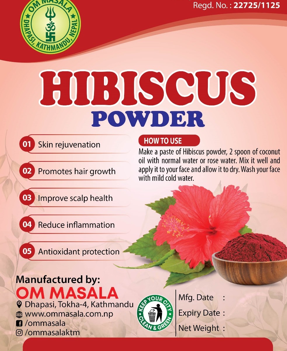 Natural Hibiscus Powder - 100g