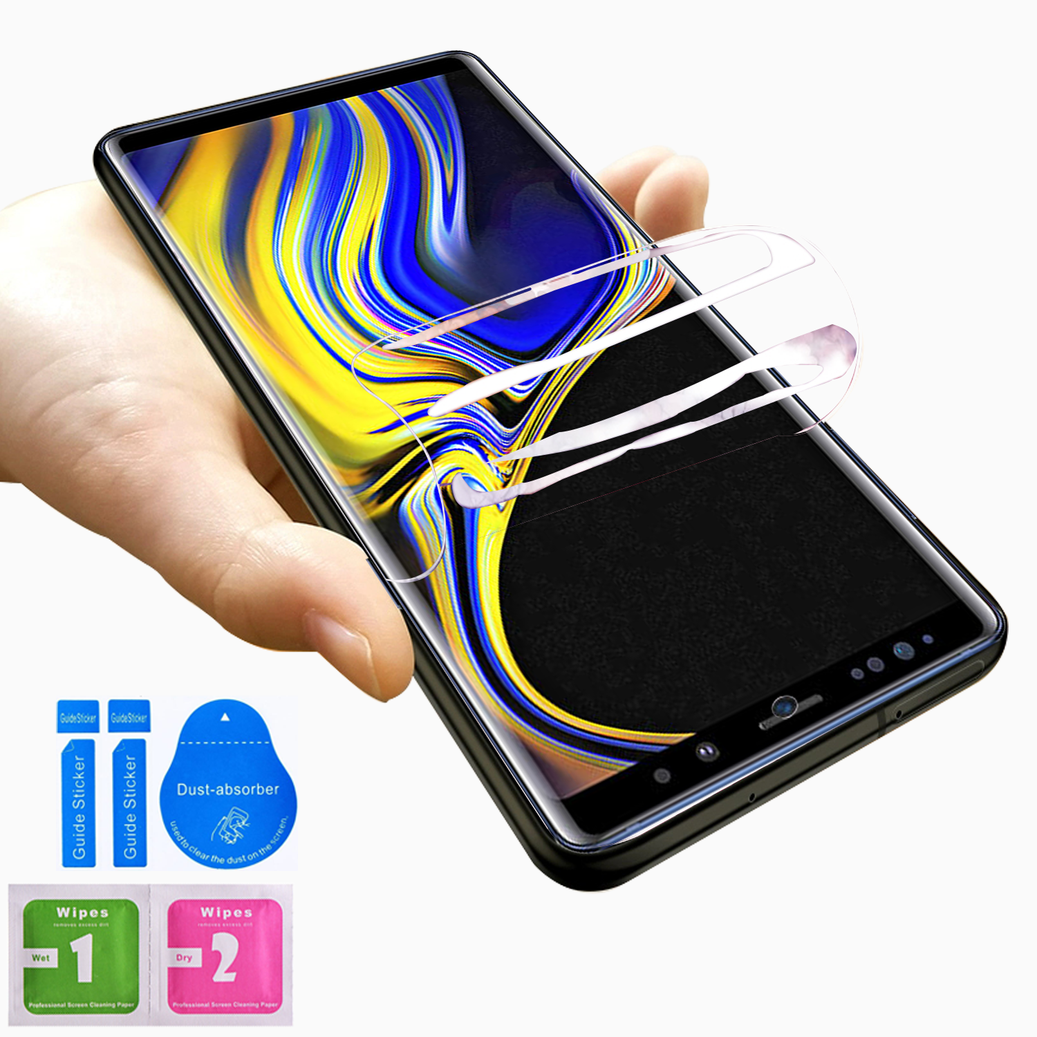 Film for Samsung Galaxy Note 8/9 Unbreakable Membrane Screen Protector(Not Glass)