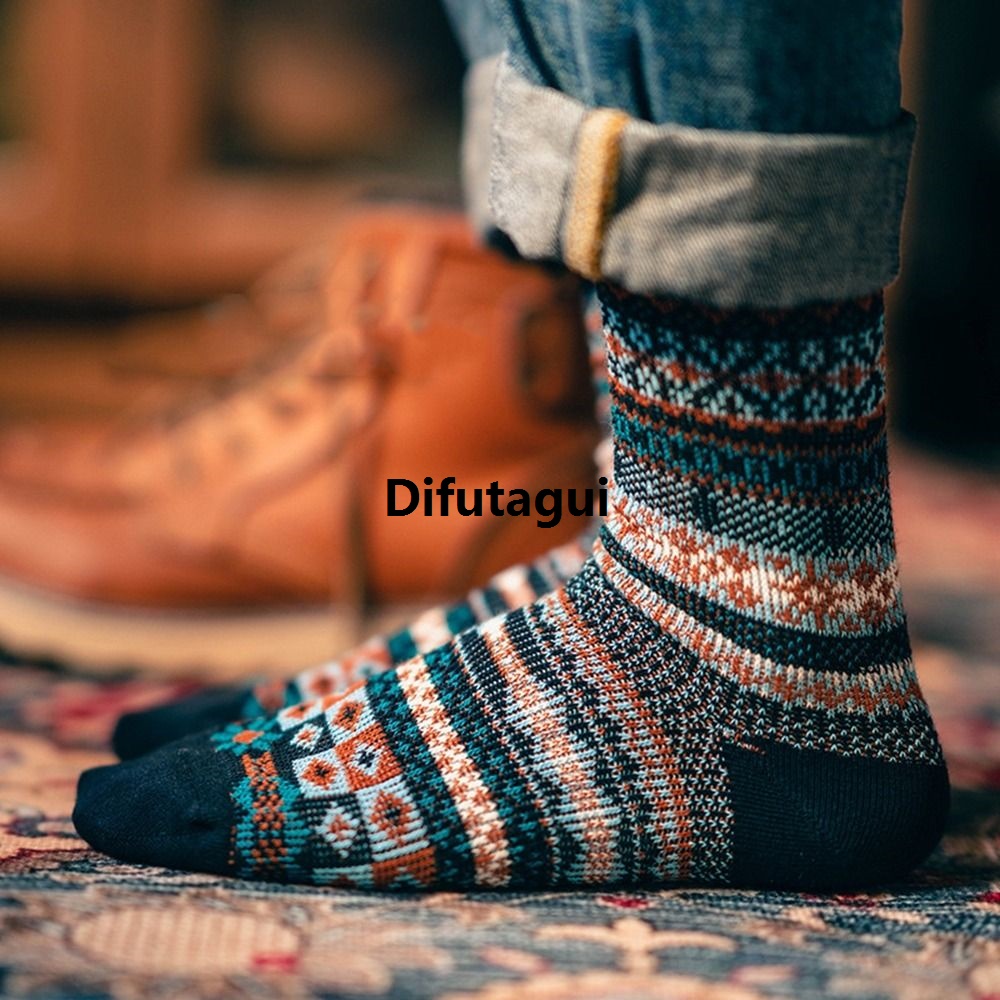 Difutagui 2025 Cotton socks socks middle tube men's socks autumn and winter cotton Portable socks cute casual stockings pile socks sports socks women's socks