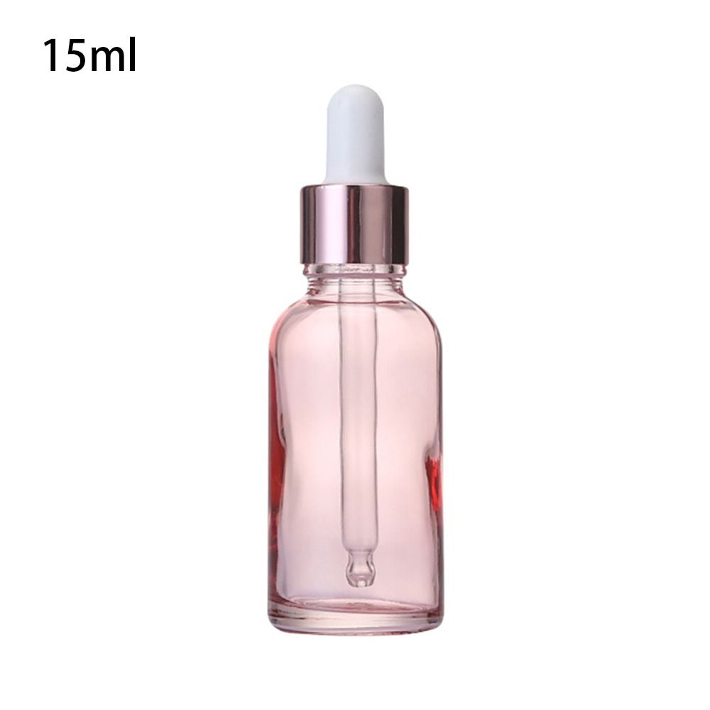 New 1Pcs Refillable Dropper Bottle Clear Glass Perfume Dispenser Empty 5ml 10ml 15ml 20ml 30ml 50ml 100ml Serum Oil Bottle