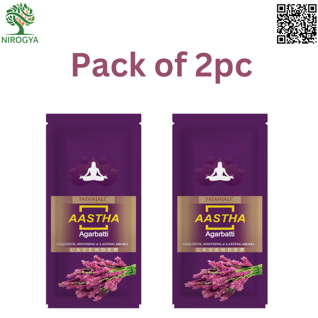 Patanjali Aastha Agarbatti Loban 150GRM Pack of 2PC