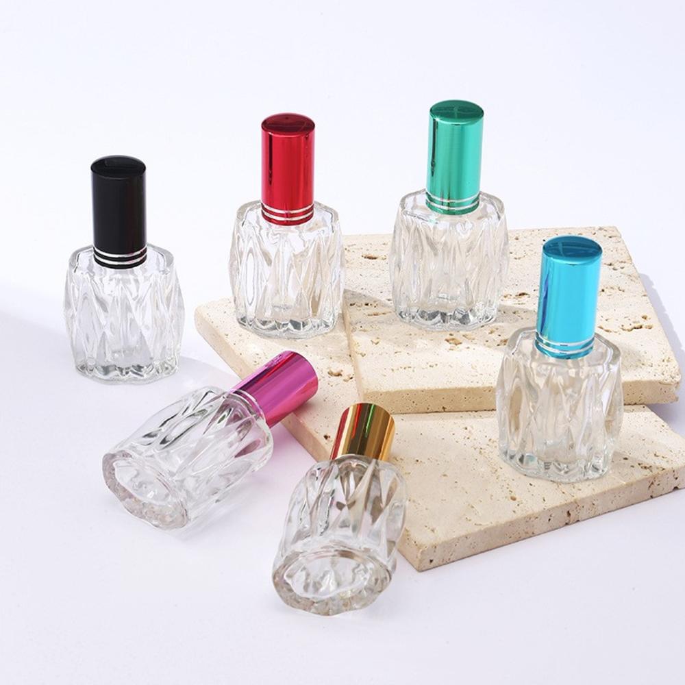 10ml Wavy bottle Transparent Sub bottle Light-weight Empty for Personal use Perfume packaging Gift option