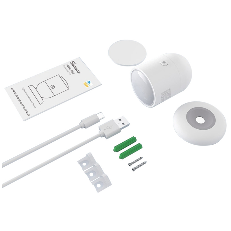 SNZB-06P Zigbee Human Presence Sensor Presence Detection Light Sensing for Smart Home Work with Home Easy to Use