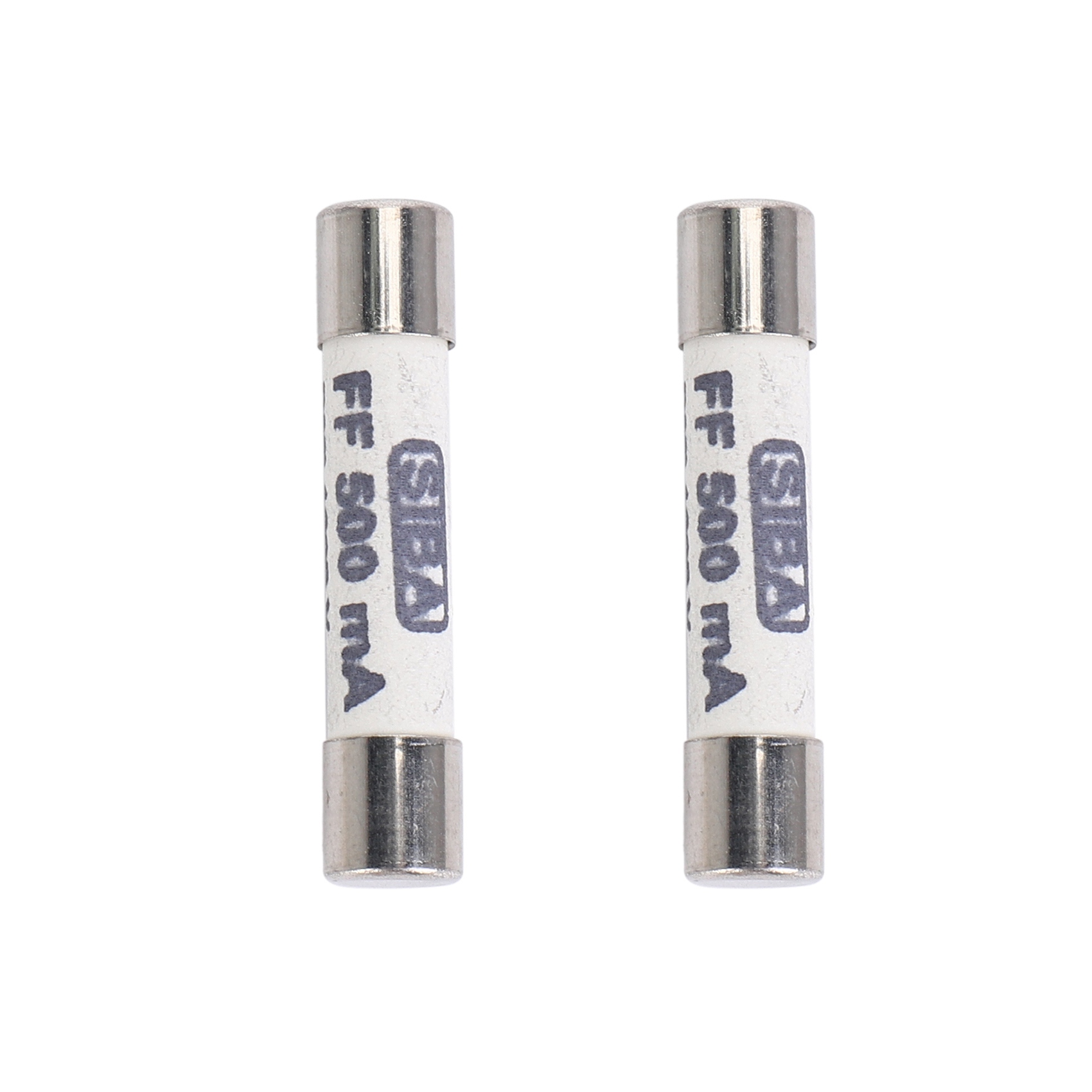 FORIDE 2X 1000V 500mA 6.3 x 32mm White Ceramic Fuse for Multimeter