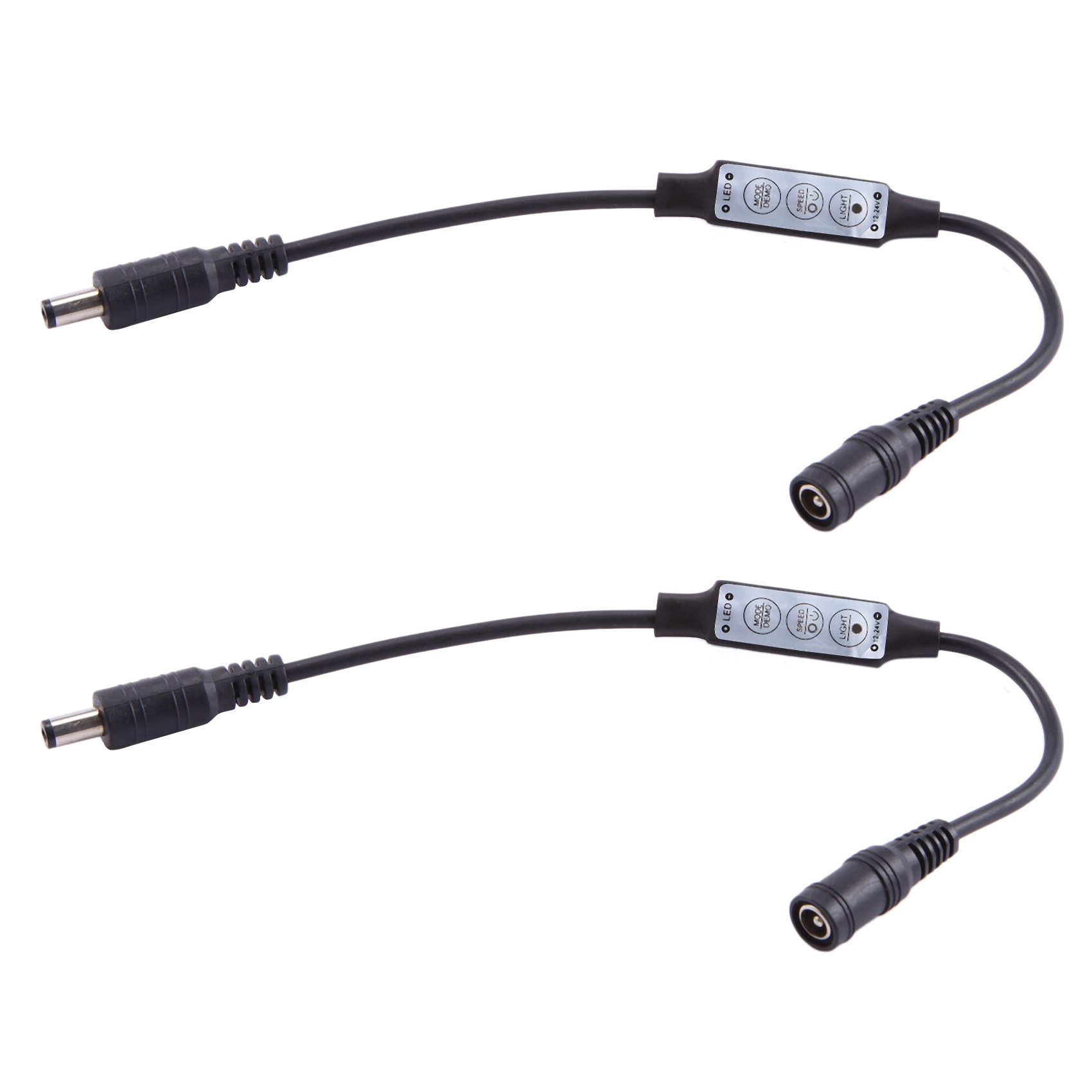 FORIDE 2X Mini Remote Controller 12A 12V-24V Dimmer for LED tape strips monochrome controller