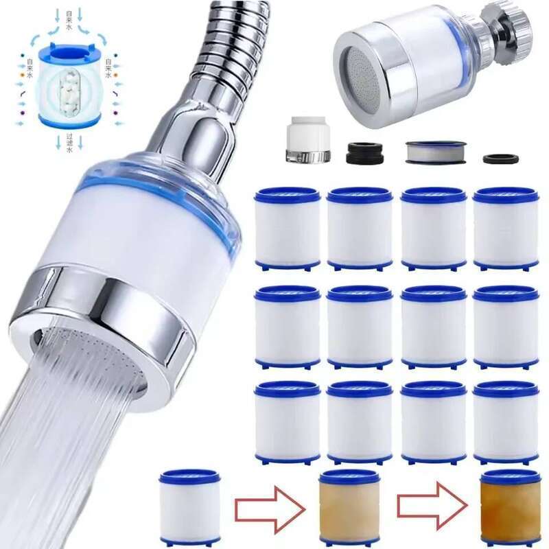 Faucet Element Purifier Nozzle Set Household Chlorine Removal Heavy Metal Filter Softening Hard Water