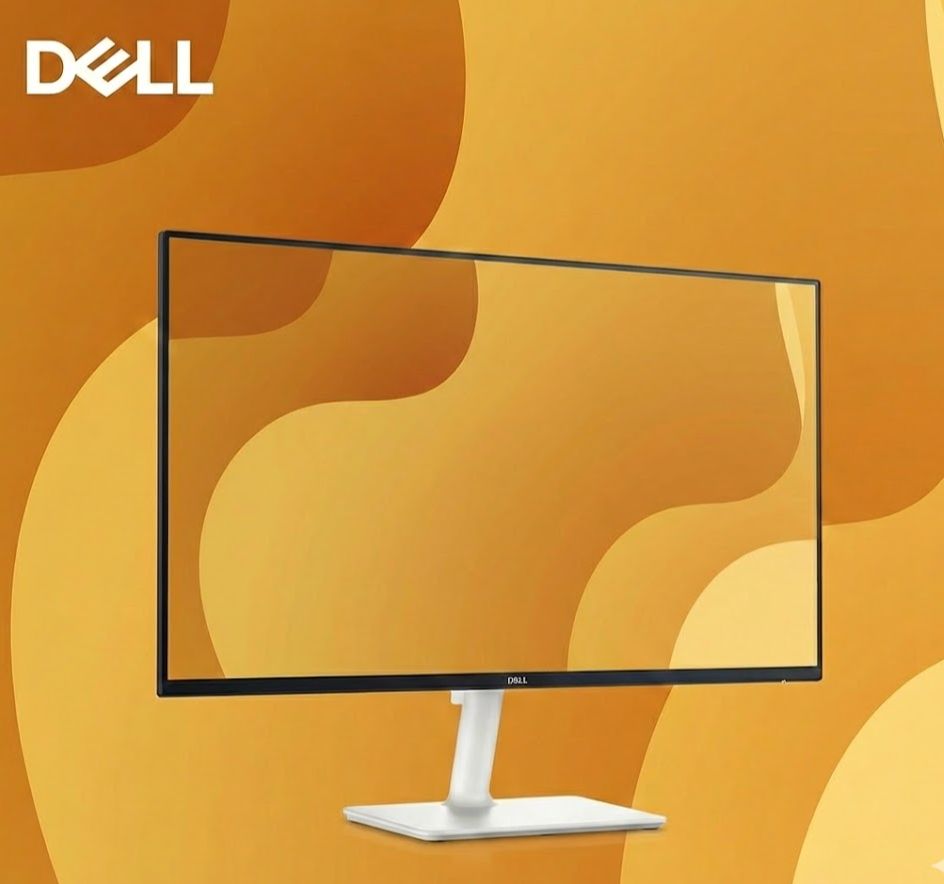 Dell S2725H 27-Inch Full HD IPS Monitor with 100Hz Refresh Rate, Built-in Speakers, HDMI Port, New - White