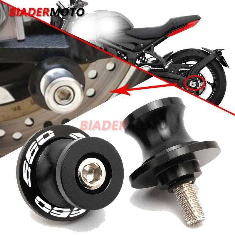 2023 New 7 Motorcycle Accessories Colors Fit For Triumph Trident 660 Trident660 CNC Aluminum Swingarm Spools Slider Stand Screw