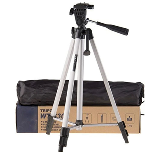 Premium Quality 330A Lightweight Portable Photography Tripod Aluminum Alloy Max Load 3Kg With 1/4 Screw Quick Release Plate For Nikon Canon Sony Dslr Cameras Camcorders For Tik Tok Video