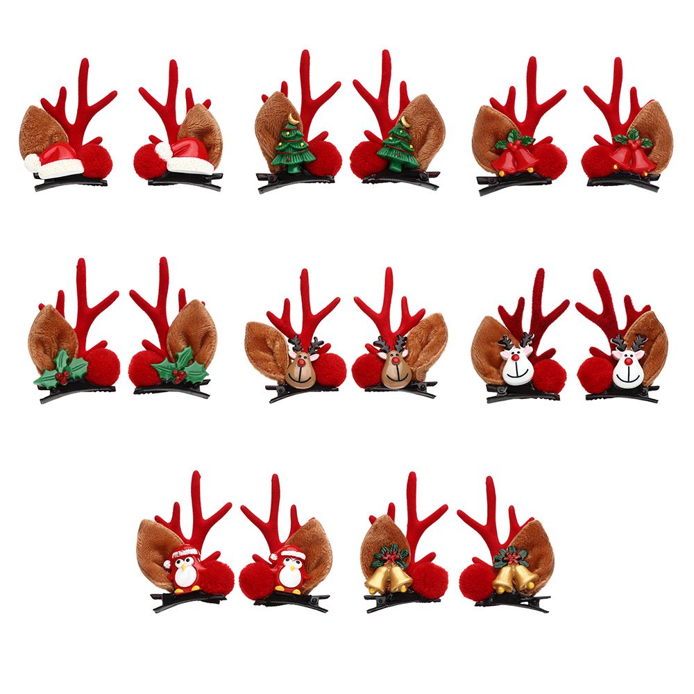 1 Pcs Girl Cute Gift Santa Claus Hair Pin Hair Accessories Christmas Hair Clip Headwear Children Hairpin