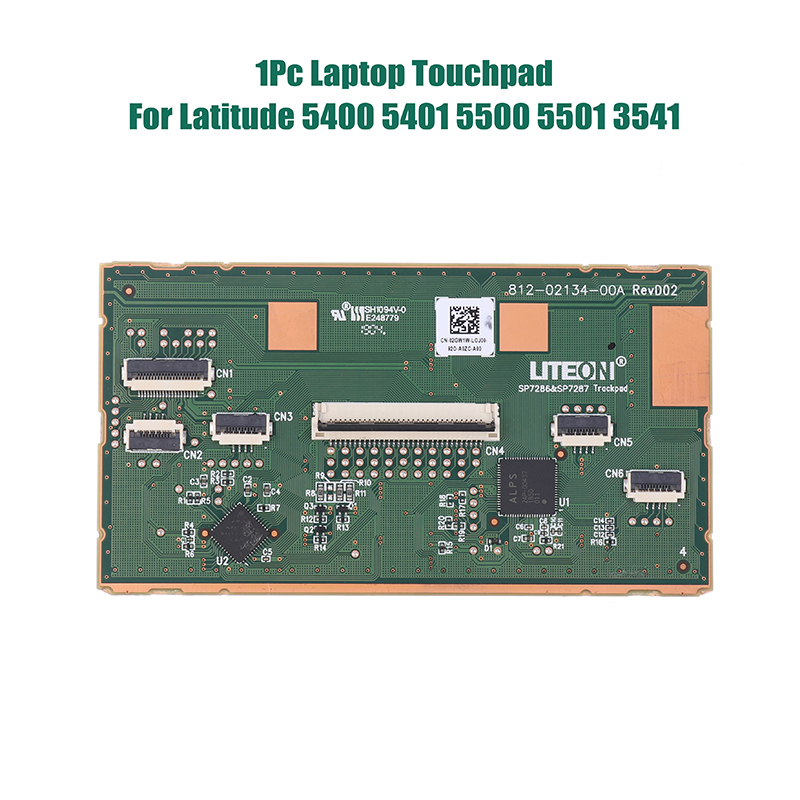 New specials 1Pc For Latitude 5400 5401 5500 5501 3541 Touchpad Mouse Button Board 02GW1W Laptop Replacement Parts Eatop