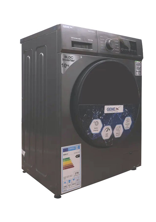 Genex 10 Kg Washing Machine GEN-WMFL10BL
