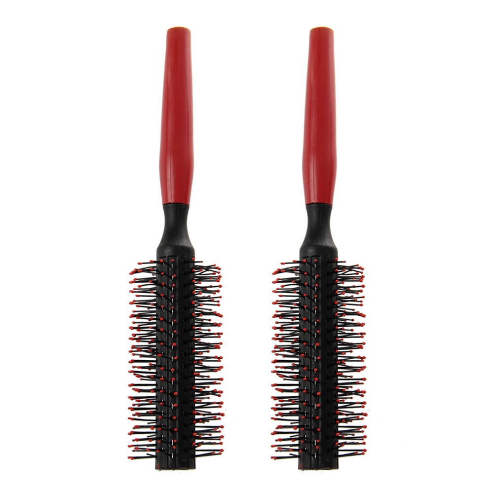 ZOROOM 2X Professional Wavy Curly Hair Brush Comb Hair Care Pin Cushion Roll Round Comb