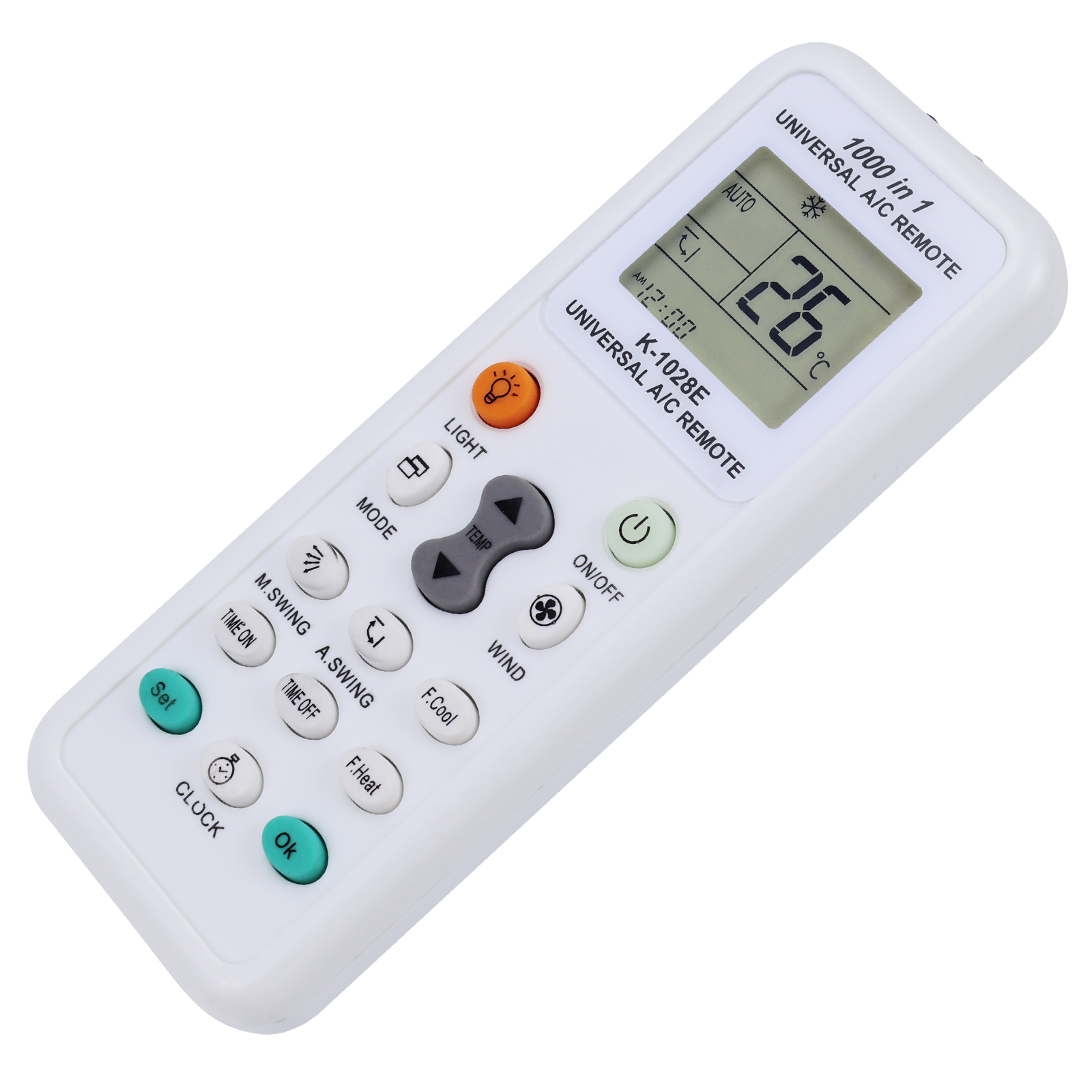 NEW Universal Remote Control K 1028E A/C Digital LCD For Air Conditioner for L Panasonic Sharp Samsung Fujitsu Gree Guangda Haier