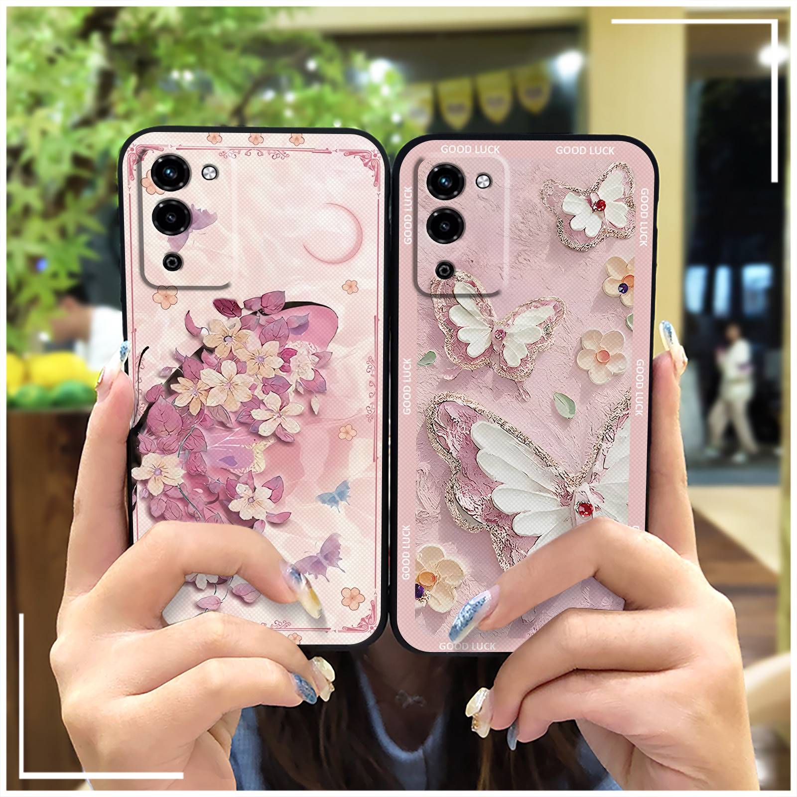 TPU Back Cover Phone Case For OPPO A56 5G Full wrap Phone Pouch Durable Protective Cute Cartoon Silicone Dirt-resistant