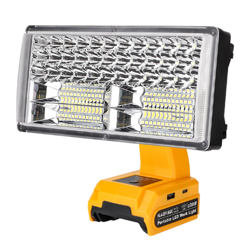 LED Work Light for 14.4-20V Li-Ion Battery 40W 4200LM Outdoor Work Light Wireless Outdoor Work Light for Hiking Emergency