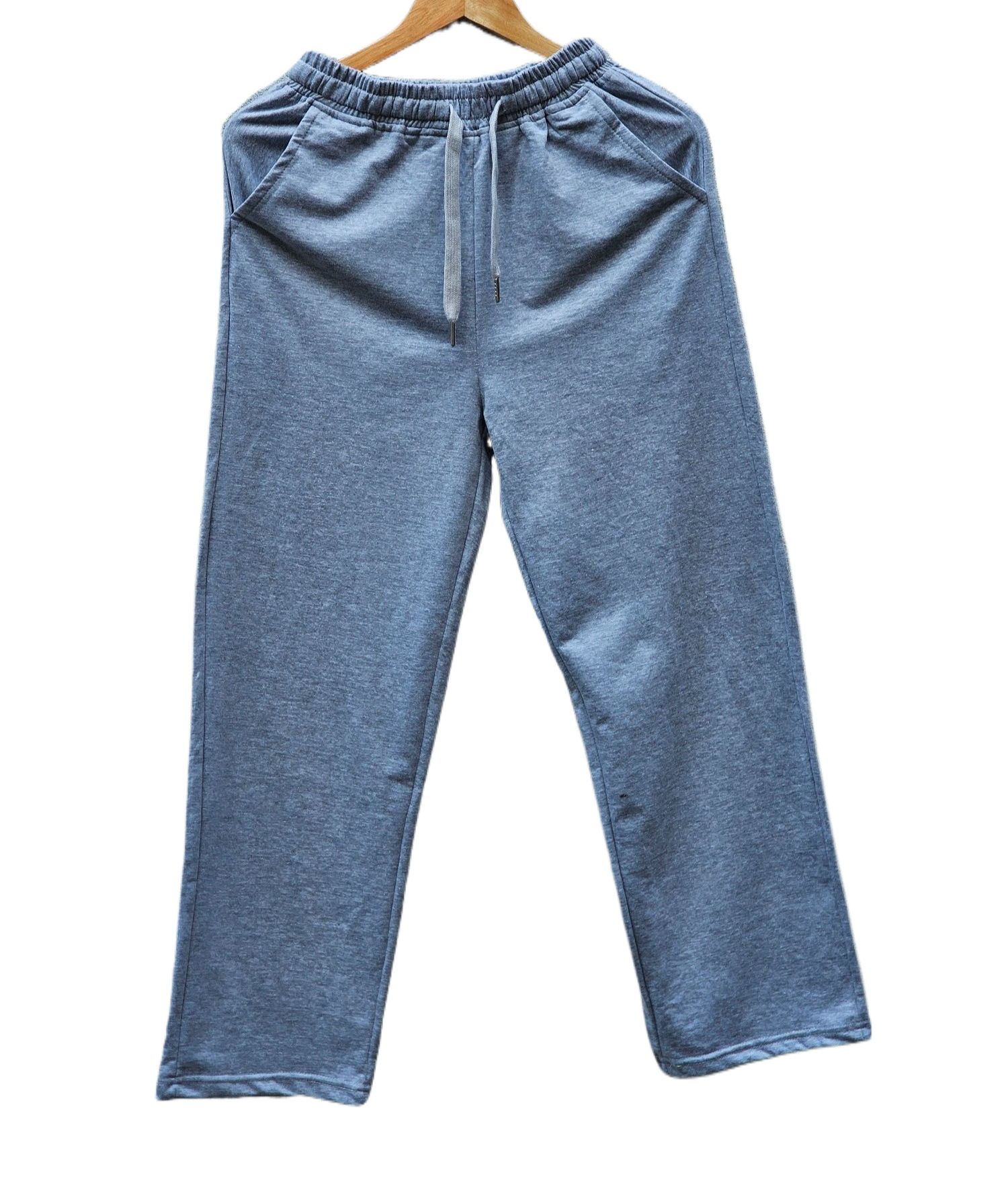 Summer Track Pant Jogger Open Trouser Pocket Grey Sweat Pant