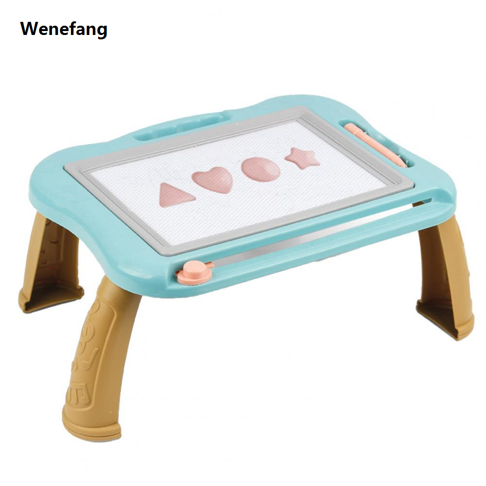 Wenefang Magnetic Drawing Board Puzzle Smooth Edge Educational Tool Writing Painting Sketch Pad Doodle Board Home Daily Using Accessory