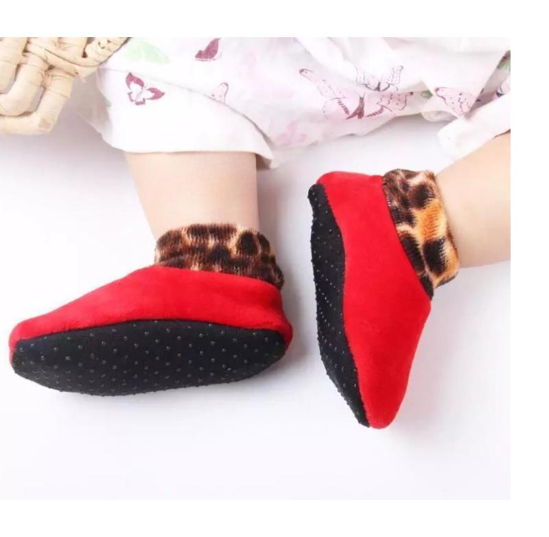Kids Velvet Fur Inside Winter Socks ( Pack Of 3 )- Multicolor
