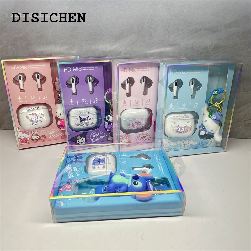 DISICHEN High Quality Anrushide Bluetooth Earbuds Big Ear Dog Wireless Sports Noise Sales promotion Reduction In Ear Earbuds Kulomi Pendant Set