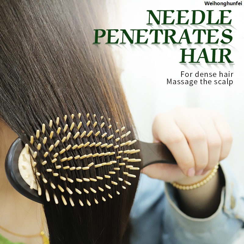 Difutagui Tools: Scalp Improvement, Hair Comb, Wide Teeth, Hairbrush, Untangling, Massage, Luxury Women, Black Wooden Hair Brush, Head, Scalp, Airbags, Hair Loss
