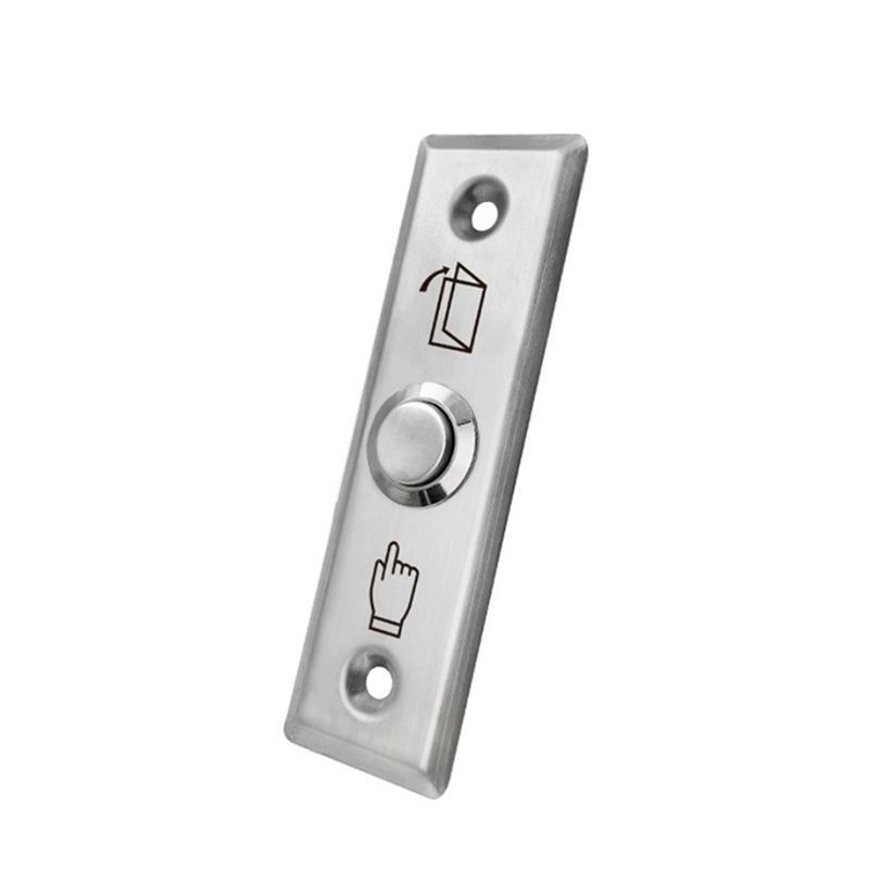 Stainless Steel Exit Button Switch for Lock Door Access Control System Door Push Exit Door Release Button Alloy Switch