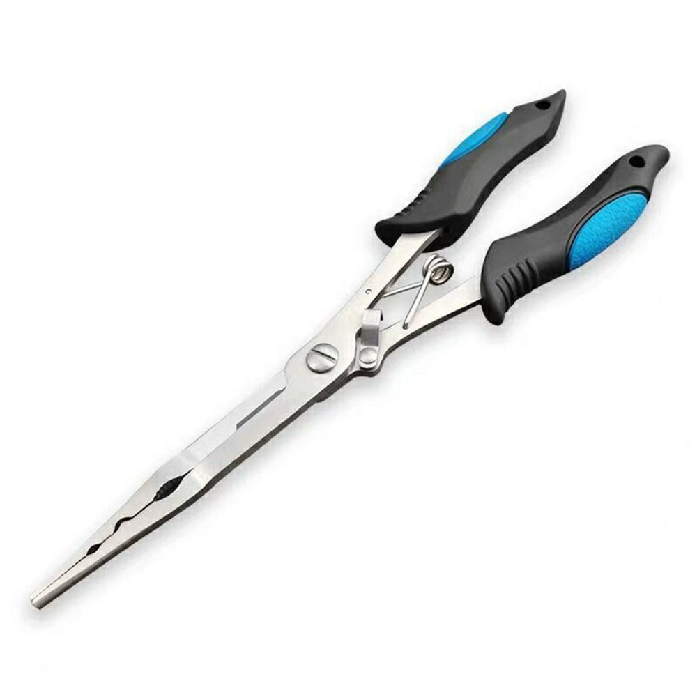 Multifunctional Fishing Tools Vise Pliers Line Cutter with Rubber Handle Tongs Fish Mouth Pliers Hook Stainless Pliers Fishing Pliers