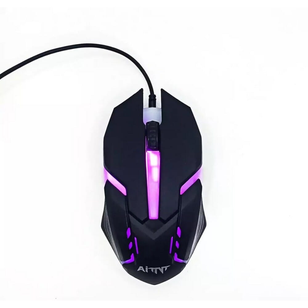 S28 Colorful Light Wired Mouse