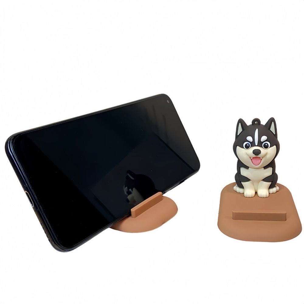 Portable Cute Puppy Cartoon Phone Holder Stable Universal Cute Dog Phone Stand Resin Hand-Free Phone Support Kickstand Gifts