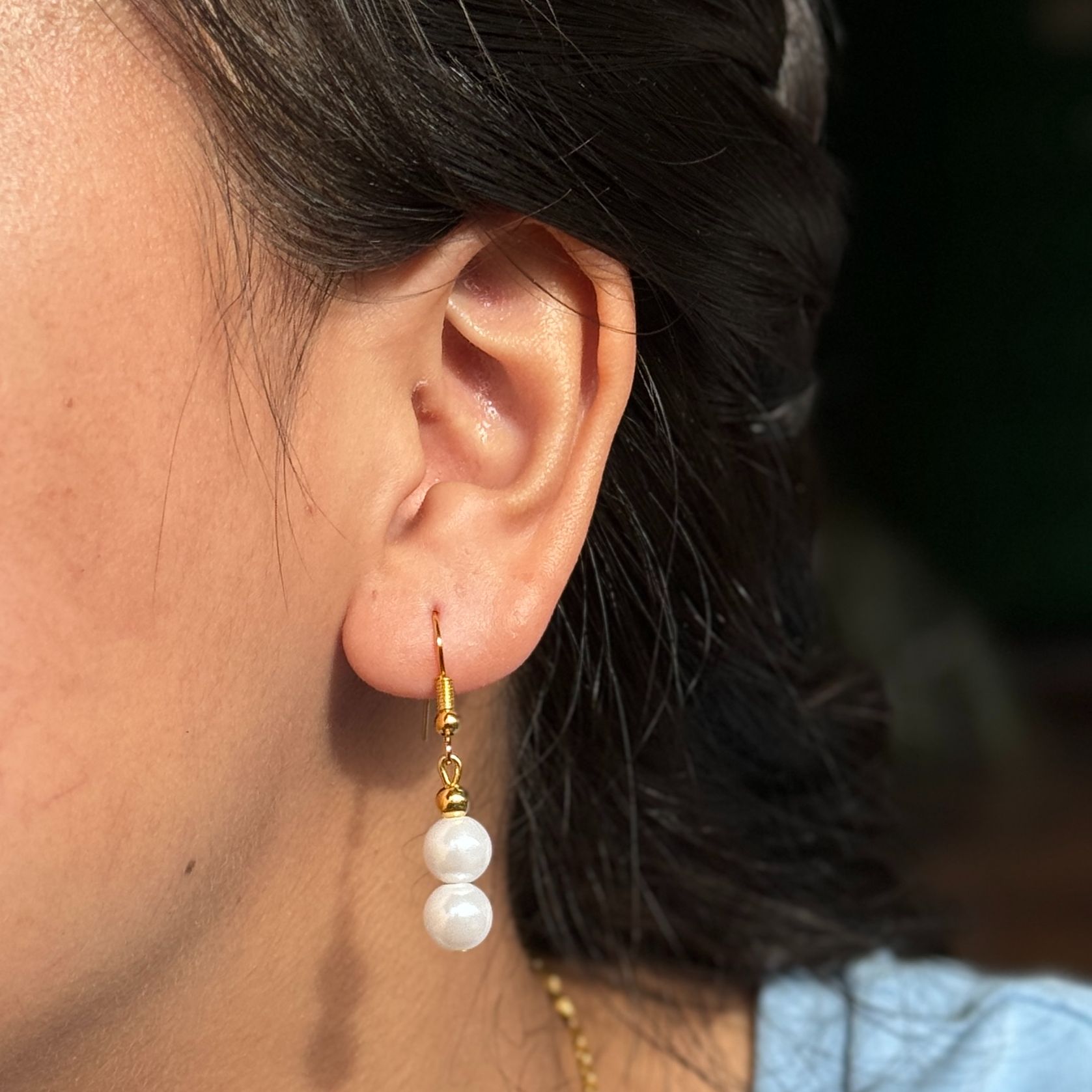 Cherry Beads Drop Earrings/Jhumka