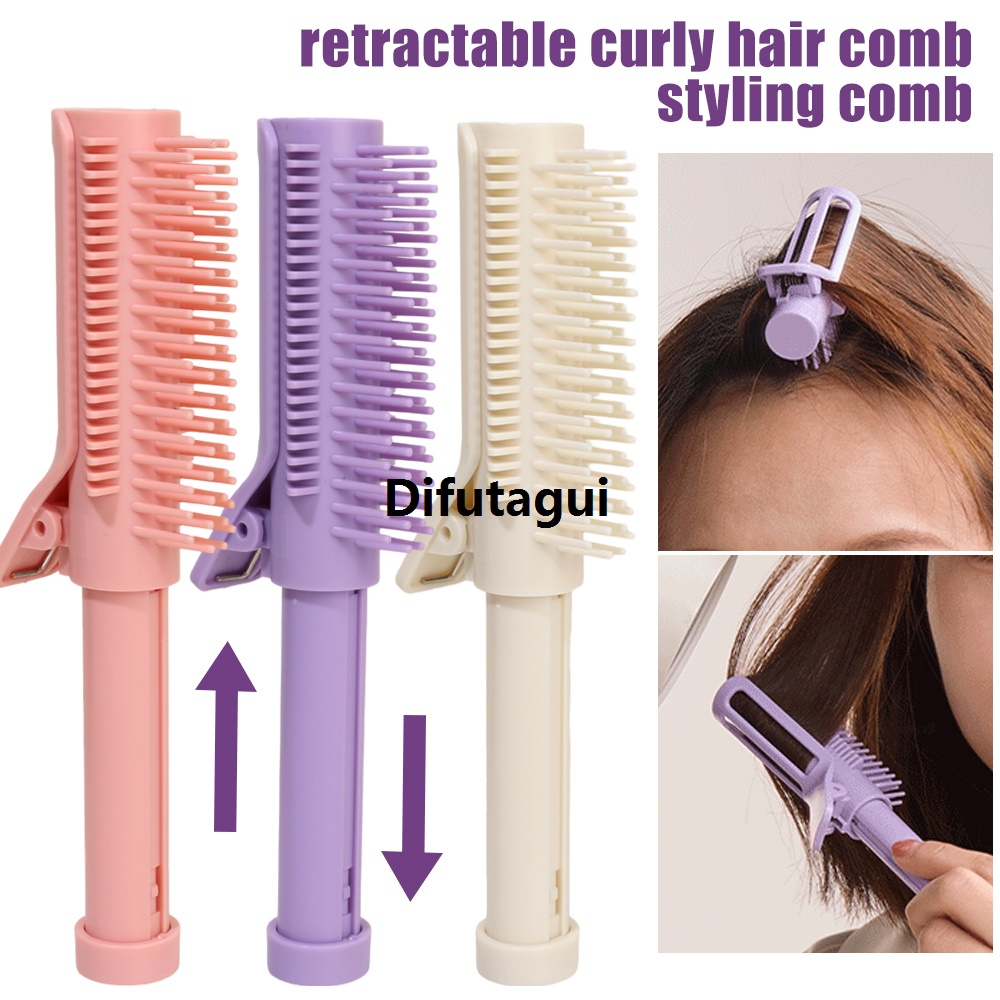 Difutagui High Top Design Women's Styling Hair Brush 1Pcs Portable New Adjustable Retractable Comb Autonomous Hair Comb