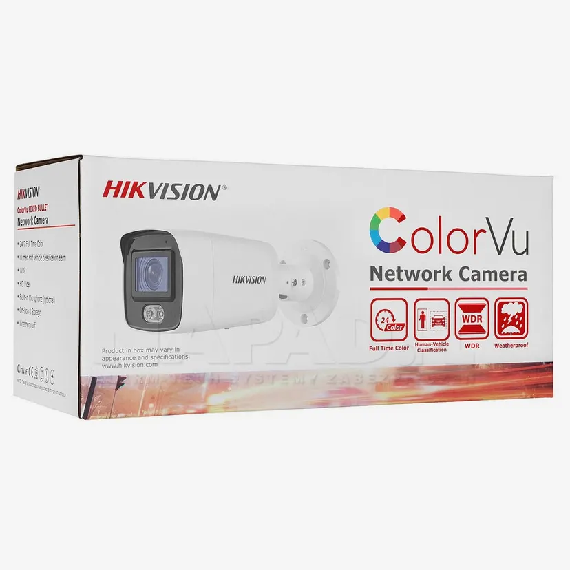 4 MP ColorVu Fixed Mini Bullet Network Camera DS-2CD2047G2-LU(6mm)