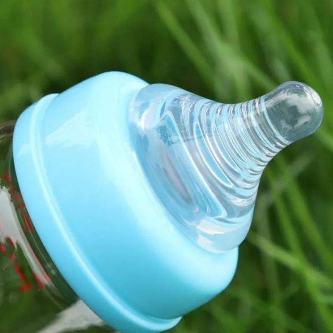 2 Pcs Silicone Milk Feeding Neck Nipple
