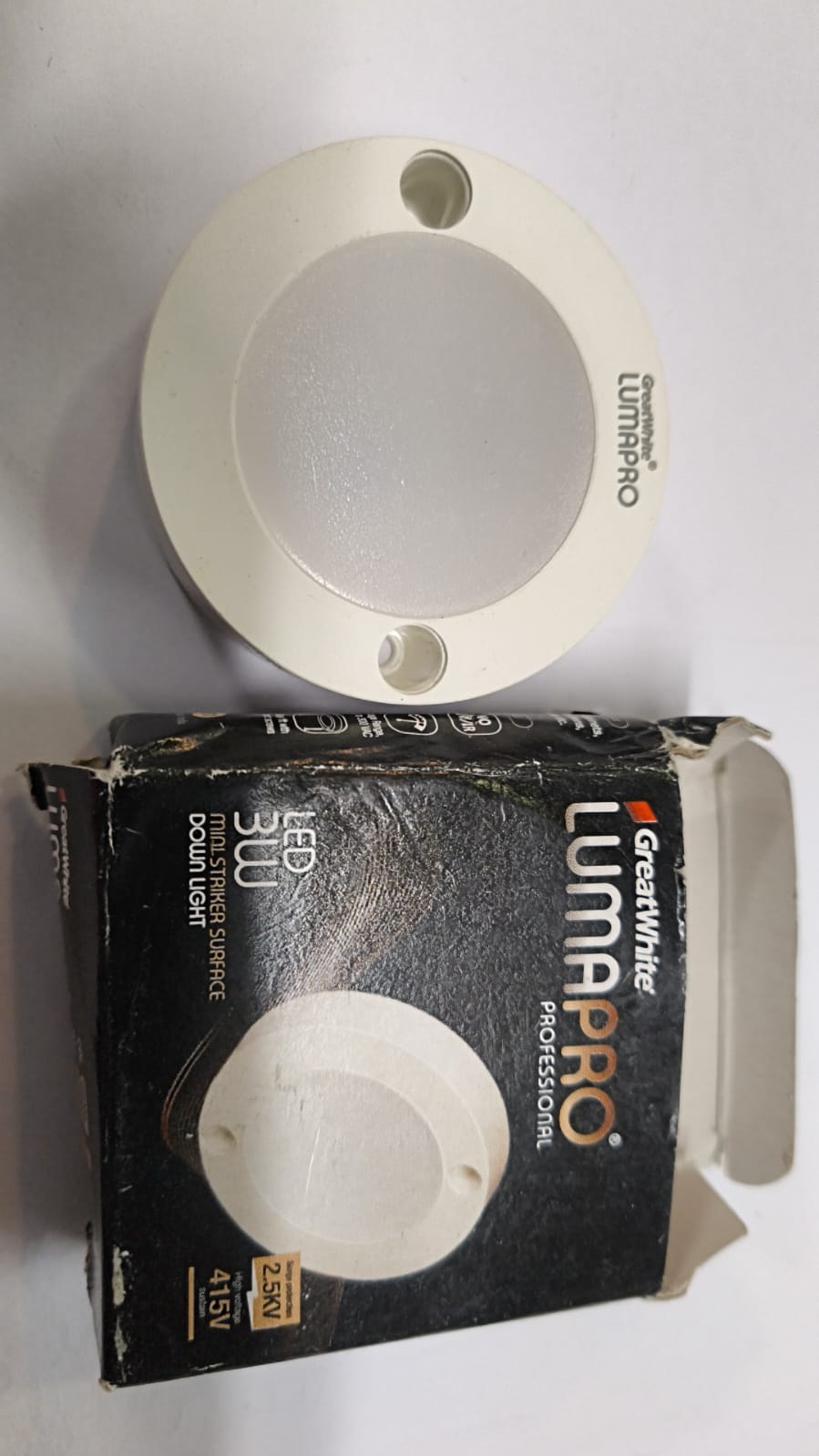 LED LIGHT 3 WATT MINI STRICKER SURFACE DOWN LIGHT ROUND