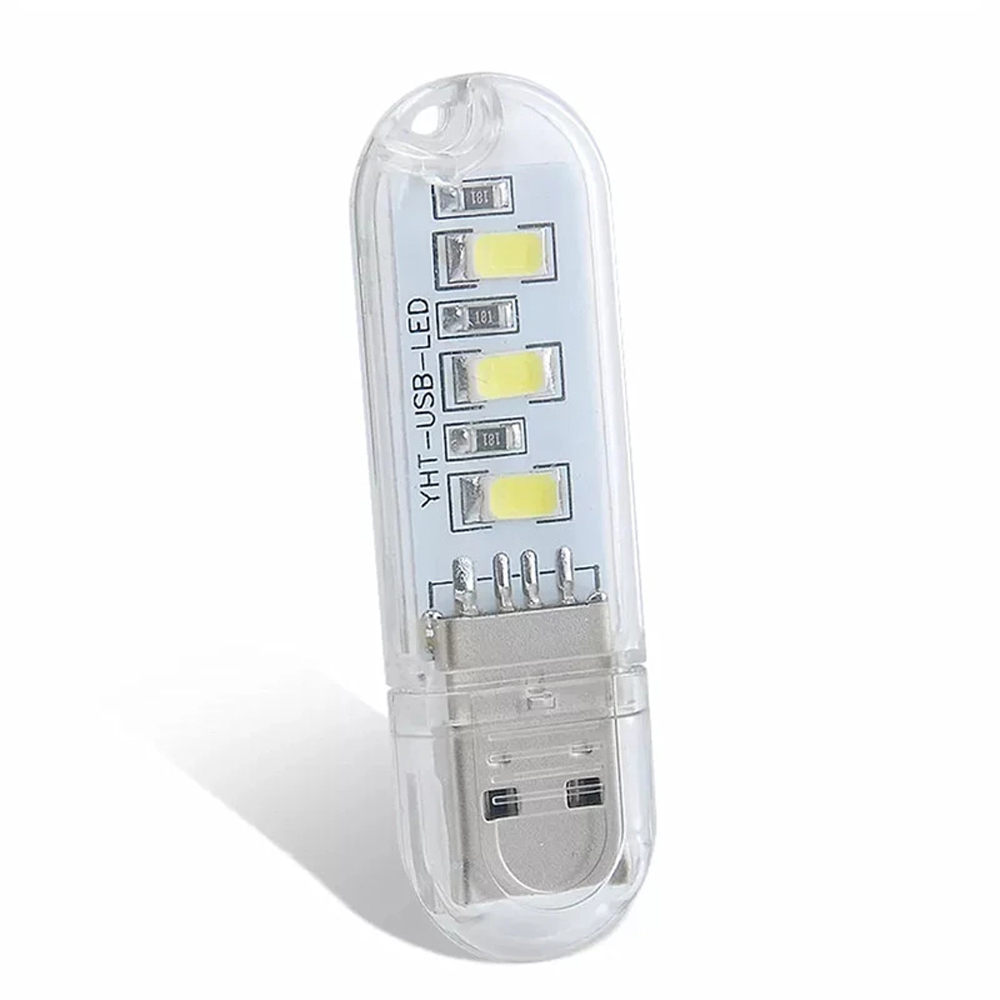 SMD 5630 5730 Portable 3LEDs Warm White Mini light 5V Power Night light Book Light Reading Book Lamp LED Lights