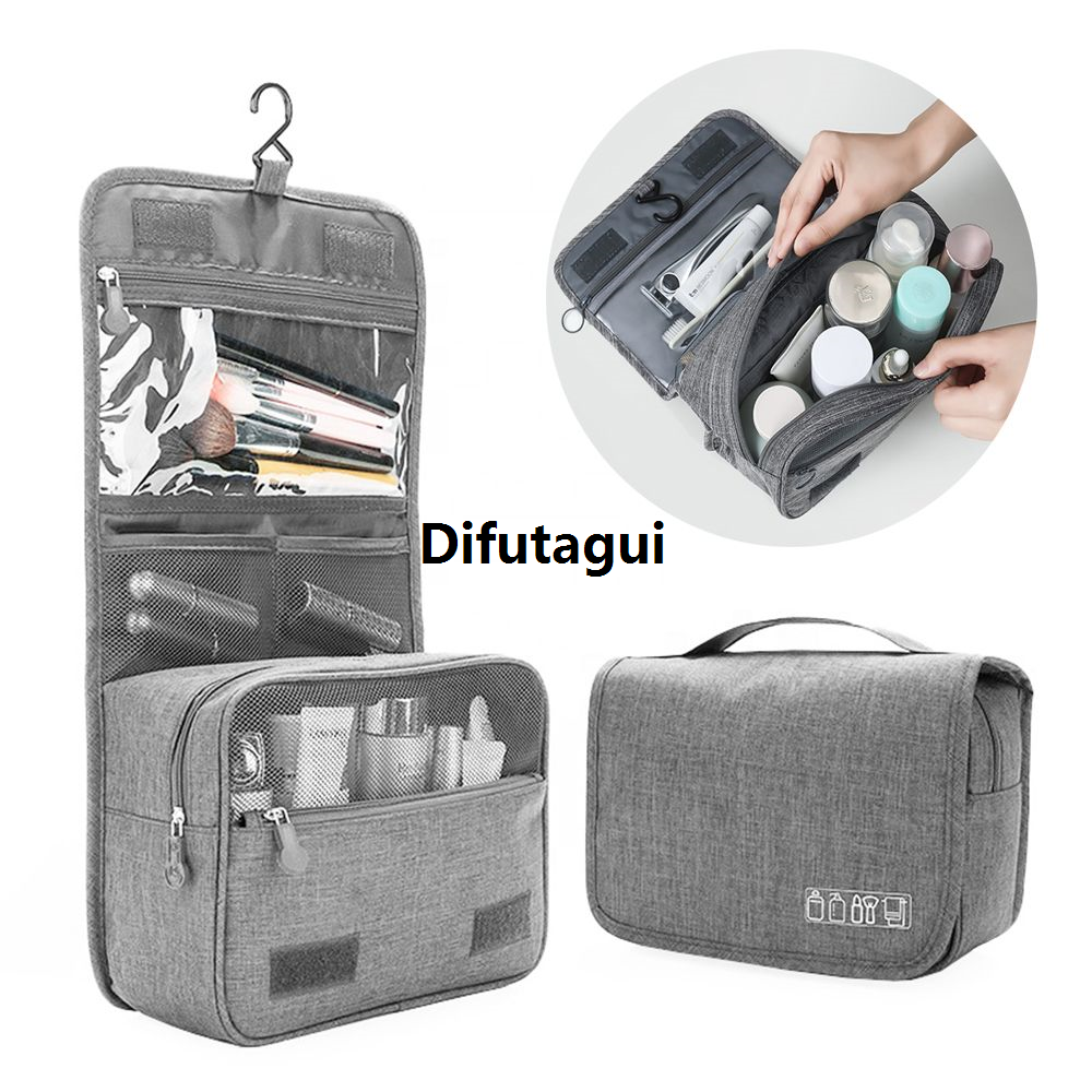 Difutagui Travel toiletry bag makeup storage bag multifunctional waterproof Special with hook large capacity hanging makeup bag makeup bag makeup bag