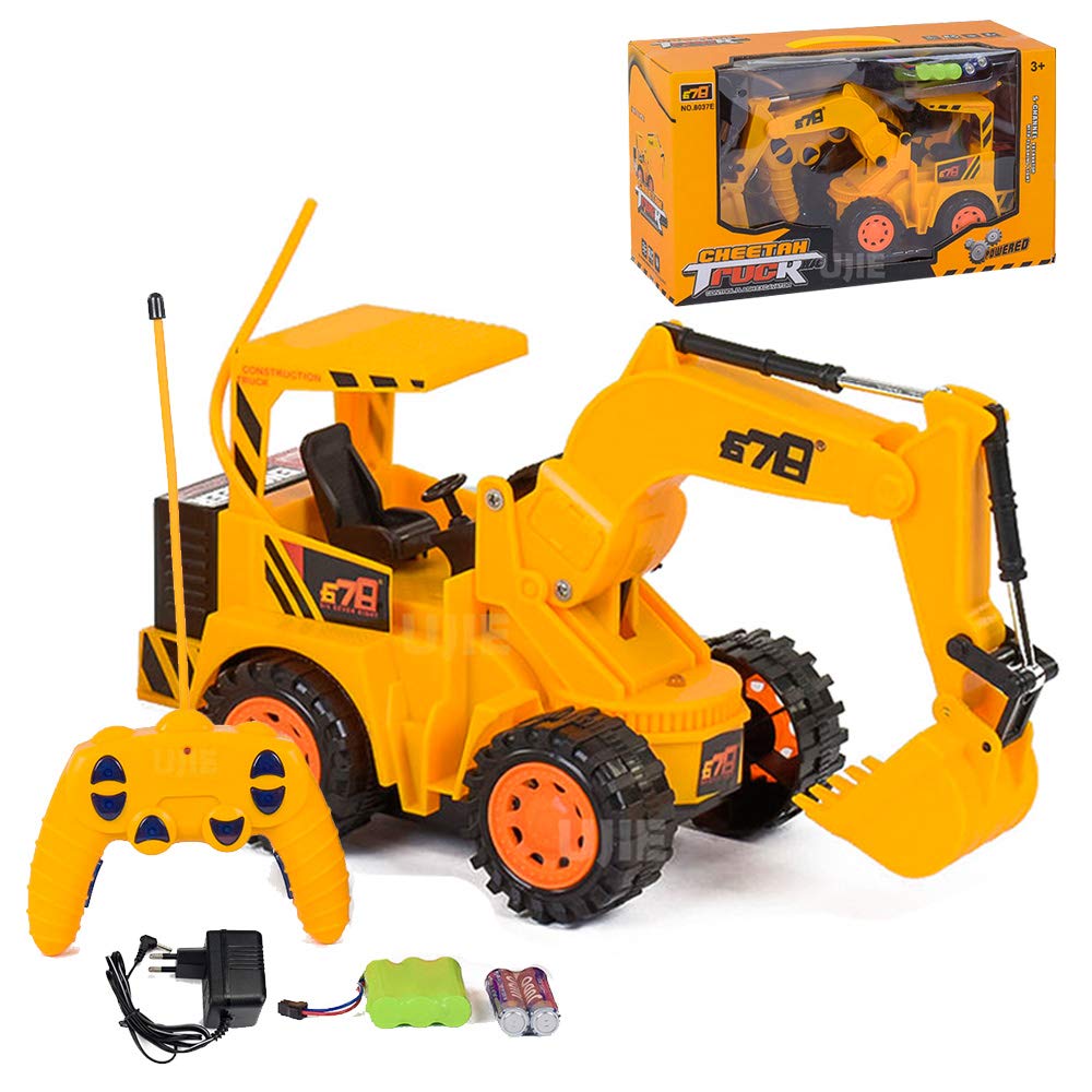 Wireless Remote Control JCB Construction Loader Excavator Truck Toy Model