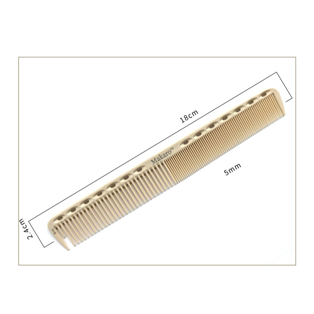 HOT Hairdressing Salon Plastic Clear Scale Barber Comb Styling Combs Laser