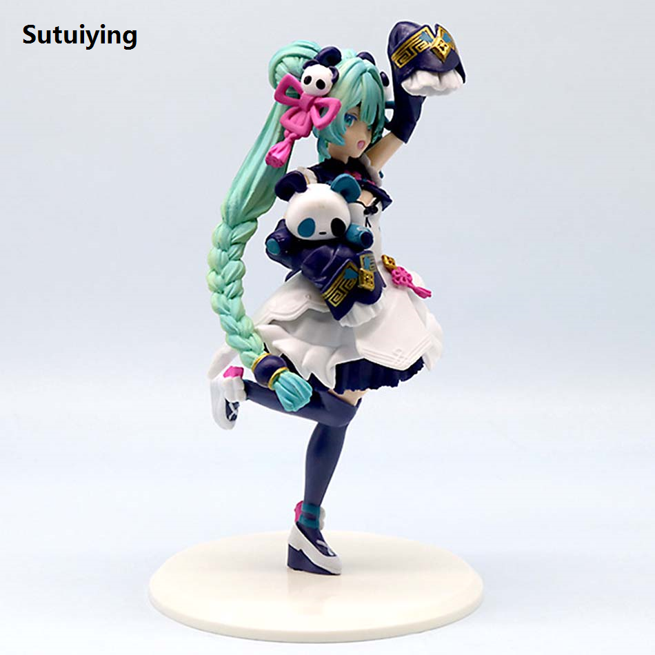 Sutuiying In Stock Original Taito Vocaloid Hatsune Miku Action Figure Fashion Collection 22Cm Anime Kawaii Doll Model Collectible Toys