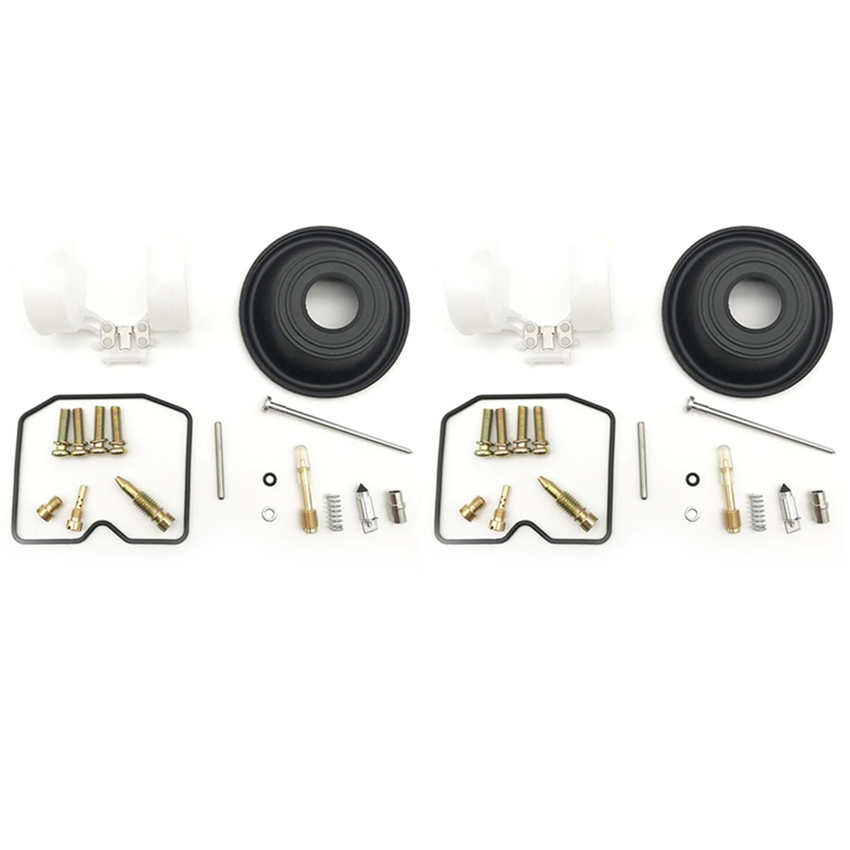 fasdaga 2X Carburetor Repair Kit Configure Vacuum Diaphragm and Float for ZRX400/-II ZR400C/E/F 1989-1997