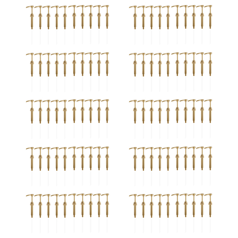 100 Pcs Coffee Milk Tea Dispenser Syrup Pump Gold Liquid Dispenser for Syrup 8Ml Juice Bottle Dispenser Pump