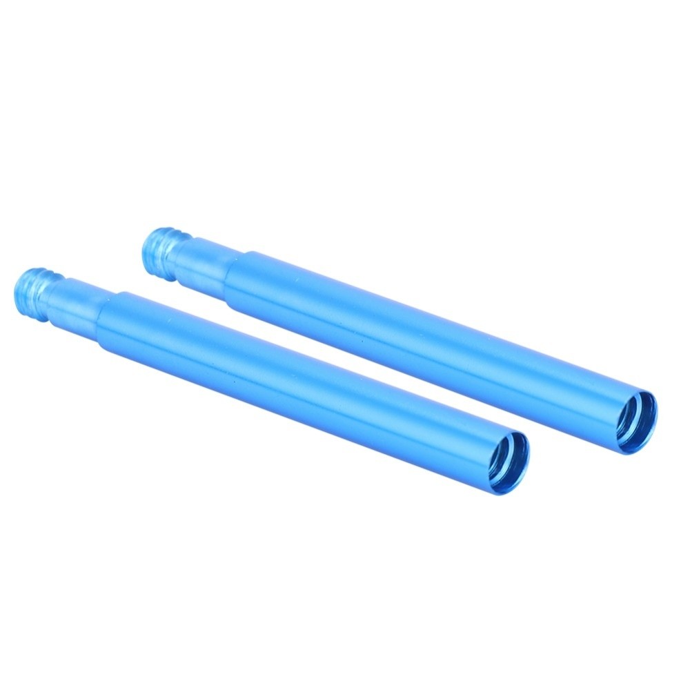 2Pcs Durable 60mm Presta Valve Extender Aluminum Alloy 4 Colors Optional Inner Tyre Valves Extension Bike Valve Extender for Bike Maintenance