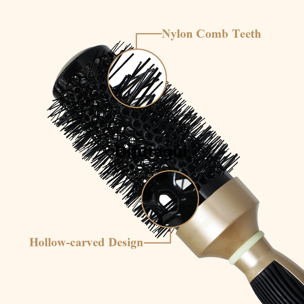 Difutagui Comb, anti-static, heat-resistant, curly, dry, hair salon Original brush, round curl hair, comb, styling comb, styling tool