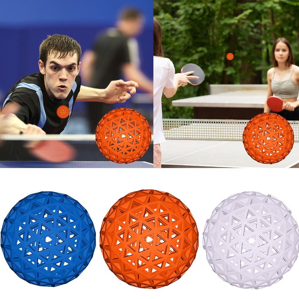 High Quality New Material Ping Pong Ball Indoor Outdoor Competitions 3D Printed Table Tennis Balls Airless Durable Pingpong White Balls