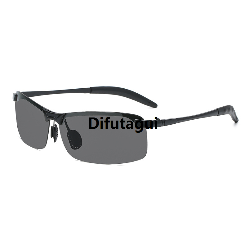 Difutagui 2025 [ New ]3043 Day and Night Dual-Purpose Sunglasses Male Night Vision New Goggles Fishing Glasses Photosensitive Polarized Discolored Sunglasses