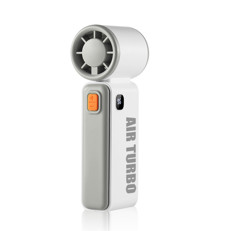 Portable High Speed Small Fan High-Speed Handheld Electric Fan Mini Handheld Violent Fan White