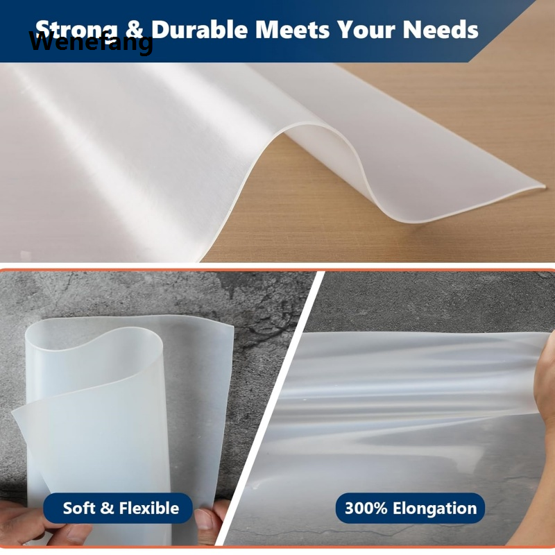 Wenefang Translucent Quality Silicone Rubber Sheet High Temperature Resistance Luxury Silicone Gasket No Peculiar Smell Silicone Rubber Plate